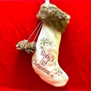 Baby’s 1st Christmas Stocking bag